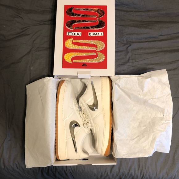 Travis Scott Air Force 1 Sail - Picture 3 of 8
